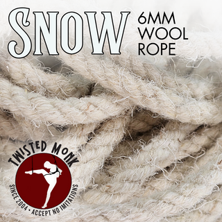 6MM "Snow" Wool