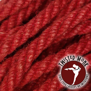 Crimson Hemp Rope