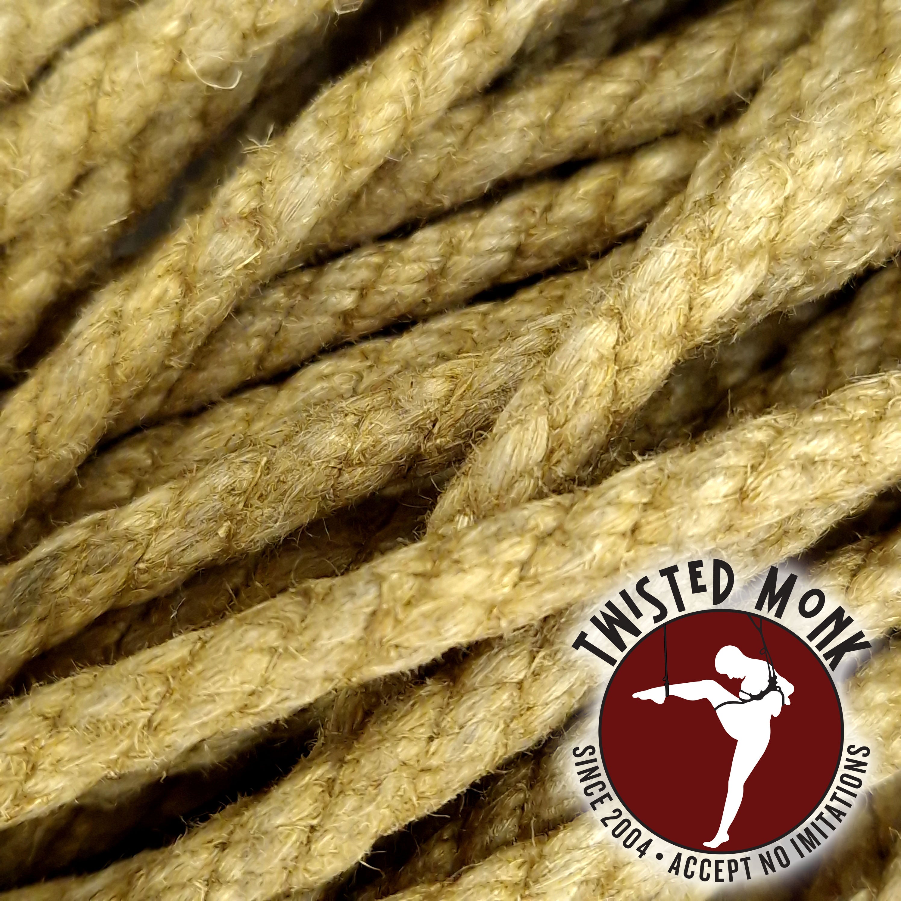 Natural Hemp Barrier Rope with Snap Hooks – Line Dividers