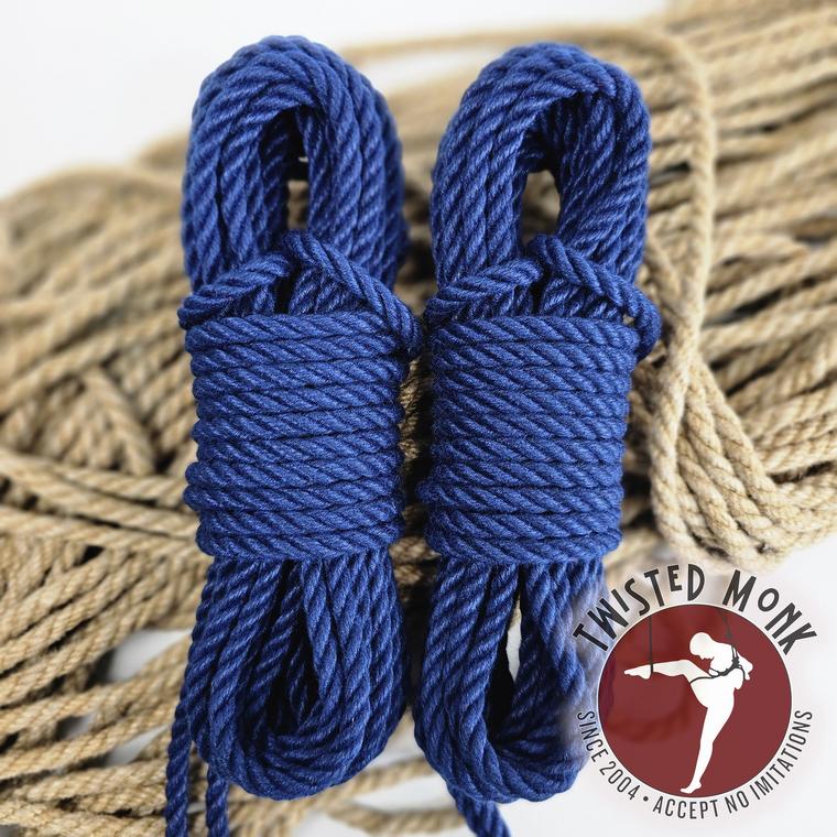 Violet Hemp Rope - The Twisted Monk